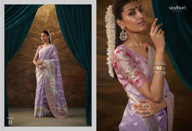 Sindhuri Sakhi By Kimora Paithani Wedding Sarees Catalog